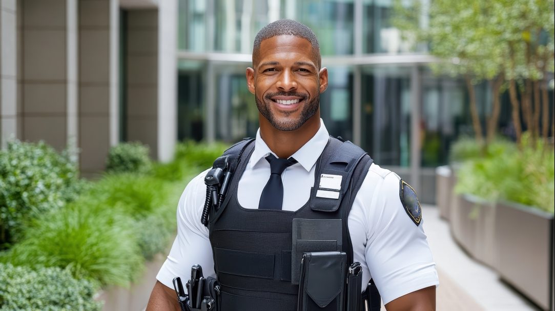 Qaphela Security officer in uniform